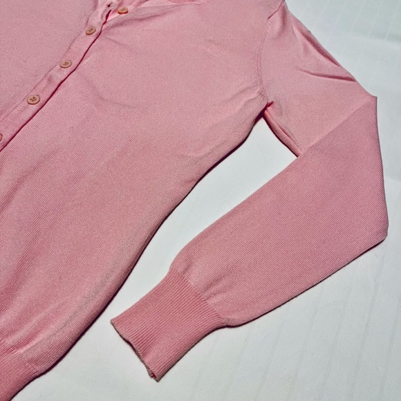 Melrose Chic Light Pink Cardigan - Picture 4 of 9